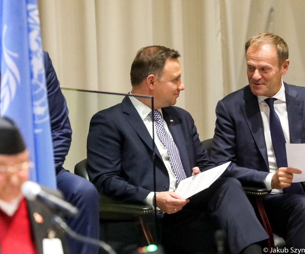Duda rozbawił Tuska