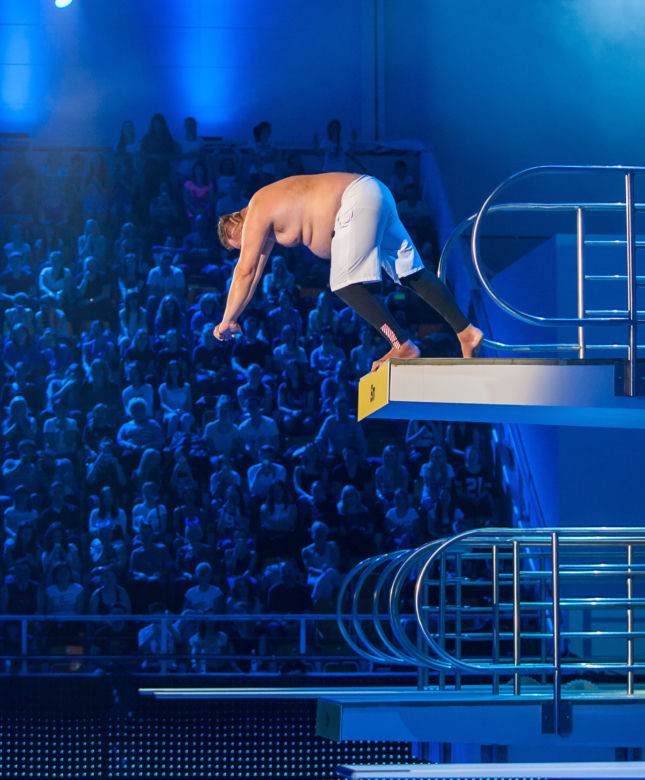 Celebrity Splash, odcinek 1, ADAM KRAŚKO