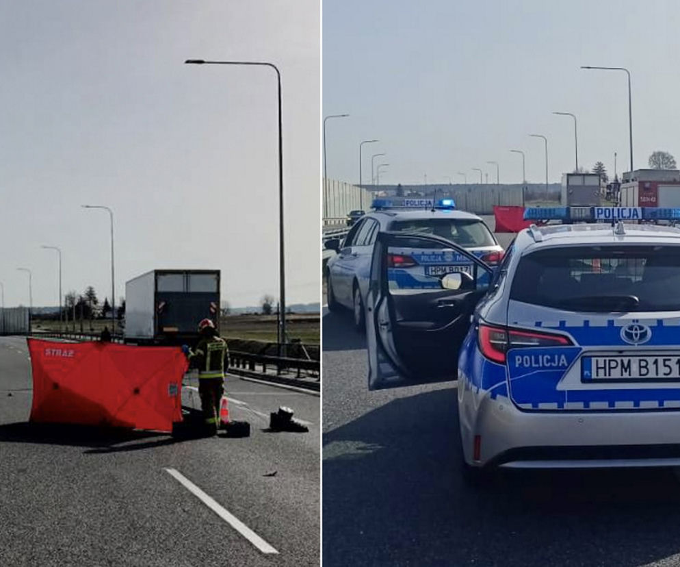 Tragiczny wypadek na S8. Nie żyje 26-letni motocyklista