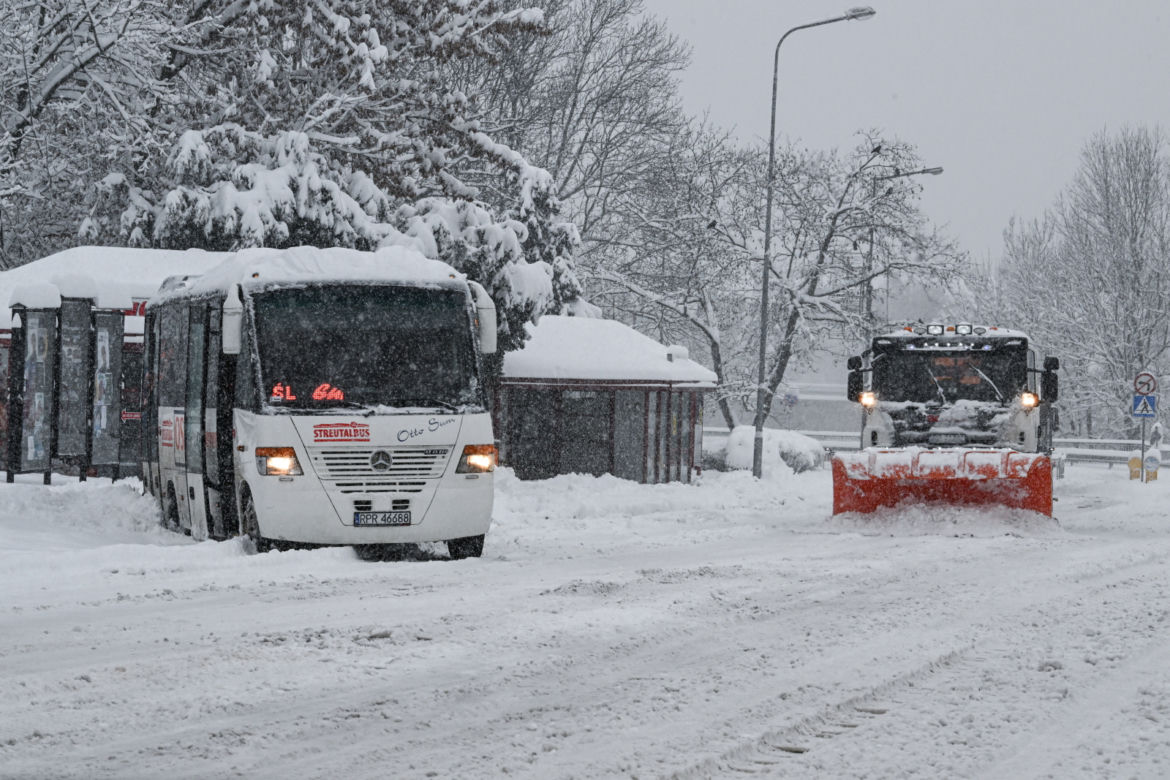 Atak zimy w Przemyślu  11.12.2022 r.