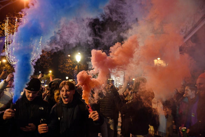 Paryż po meczu Francja Maroko podczas mistrzostw świata FIFA Katar 2022