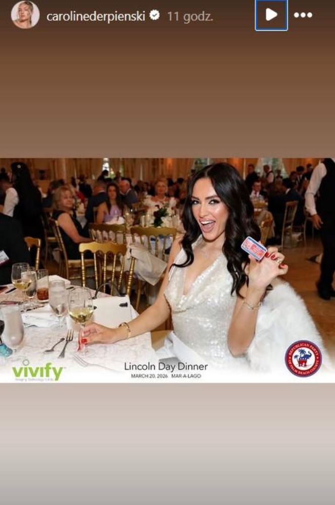 Caroline Derpieński i spotkanie z Trumpem