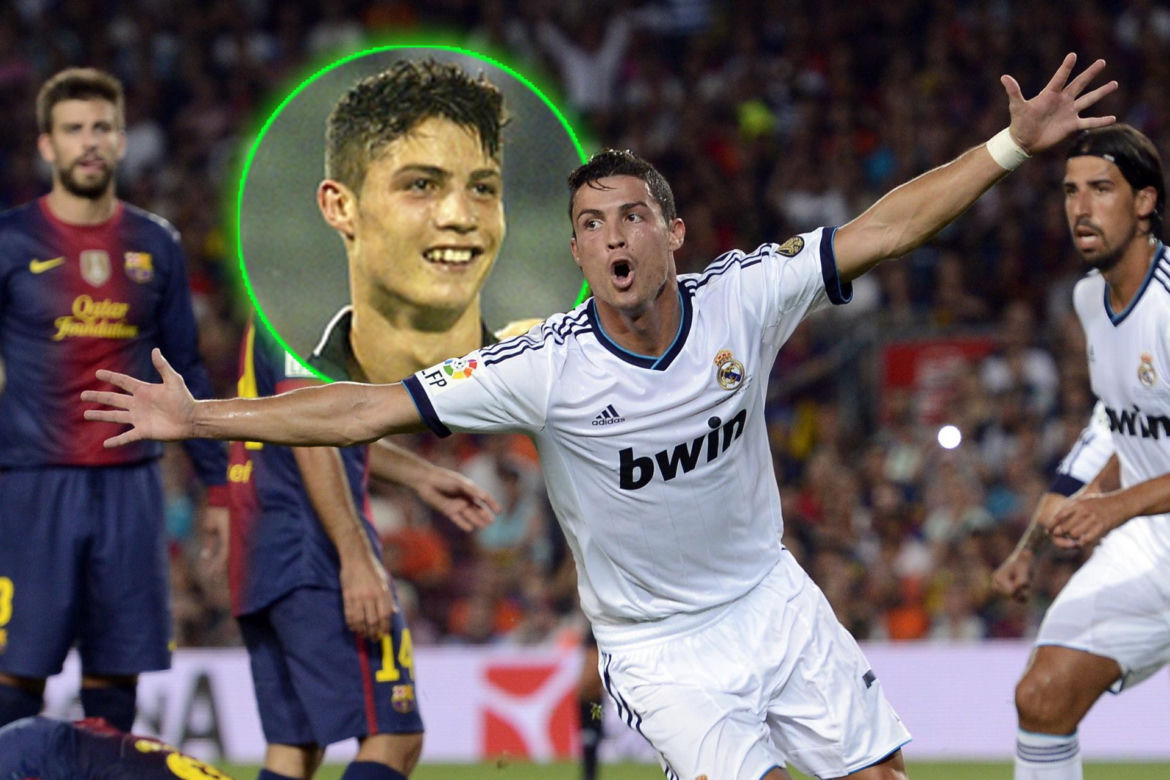 Tak zmieniał się Cristiano Ronaldo