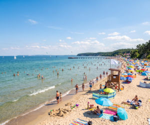Sinice Mechelinki. Czy w Mechelinkach można się kąpać 15.08? Flaga, warunki pogodowe