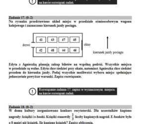 Egzamin ósmoklasisty 2020 matematyka - ARKUSZE CKE, ODPOWIEDZI, ZADANIA