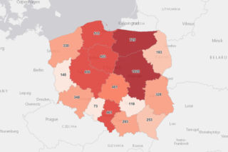Warmińsko-mazurskie na podium z ilością zakażeń COVID-19. Sytuacja w powiecie iławskim