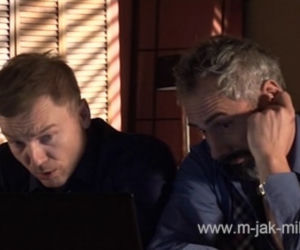 M jak miłość odc. 1137. Andrzej Budzyński (Krystian Wieczorek), Adam Werner (Jacek Kopczyński)