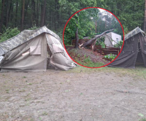 Armagedon nad Bałtykiem, restauratorzy usypują wały ochronne! Wiatr rozniósł obóz harcerski we Fromborku