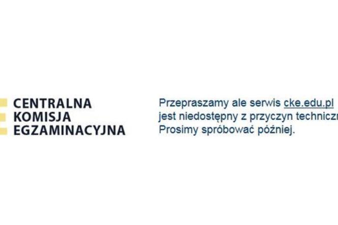 Awaria strony CKE