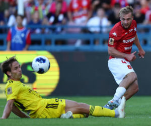 Wisła Kraków - Wieczysta Kraków: Zdjęcia kibiców i zawodników z meczu 6. kolejki PKO BP Ekstraklasy