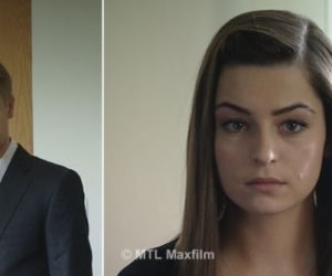 M jak miłość. Paweł (Rafał Mroczek), Joanna (Agnieszka Więdłocha)