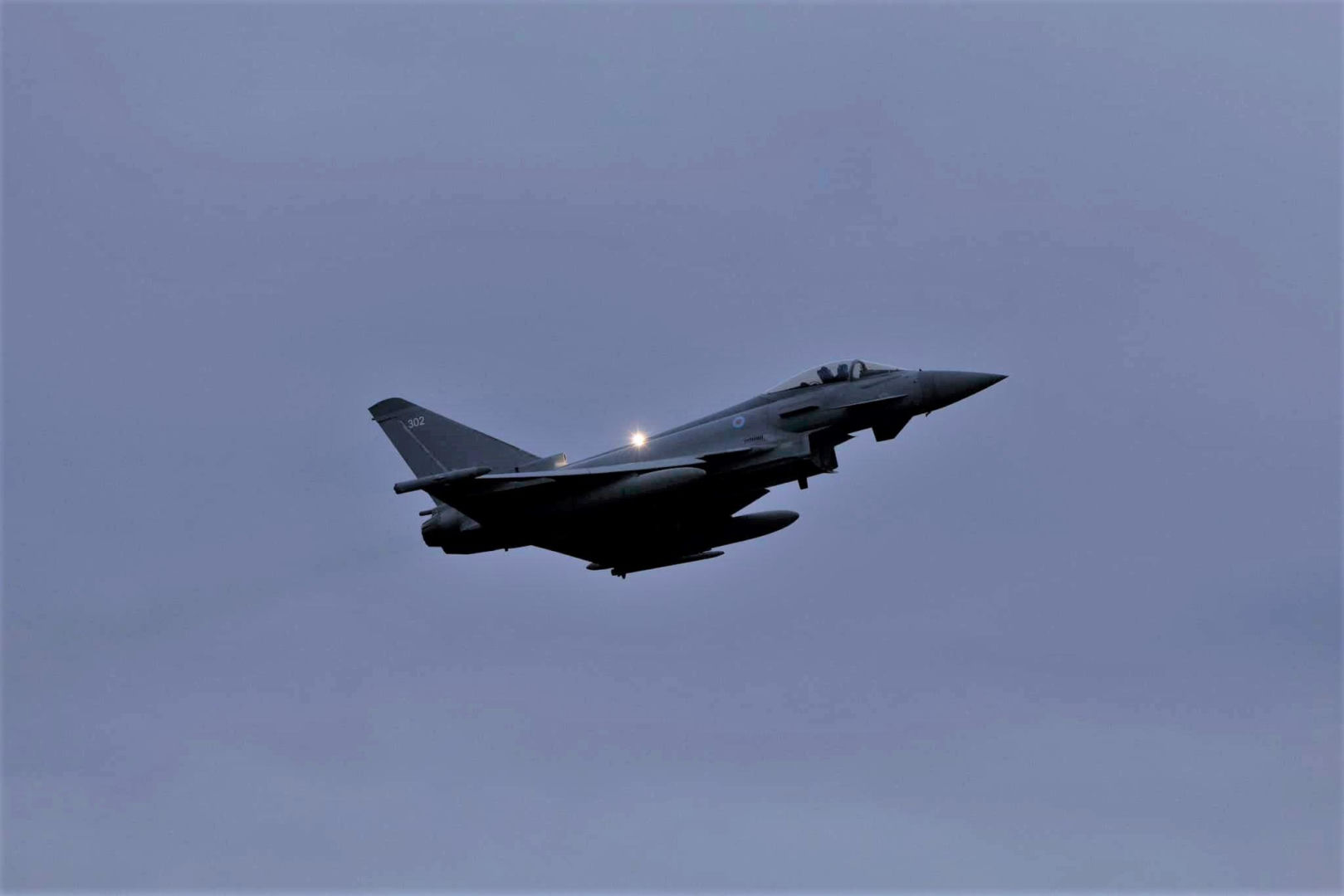 Myśliwiec Eurofighter Typhoon GR4 z 12. Eskadry RAF