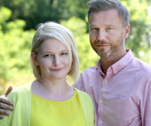 M jak miłość. Marta (Dominika Ostałowska), Andrzej Budzyński (Krystian Wieczorek)