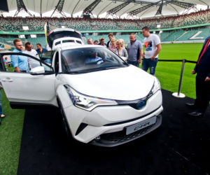 Toyota C-HR, prezentacja Stadion Legii