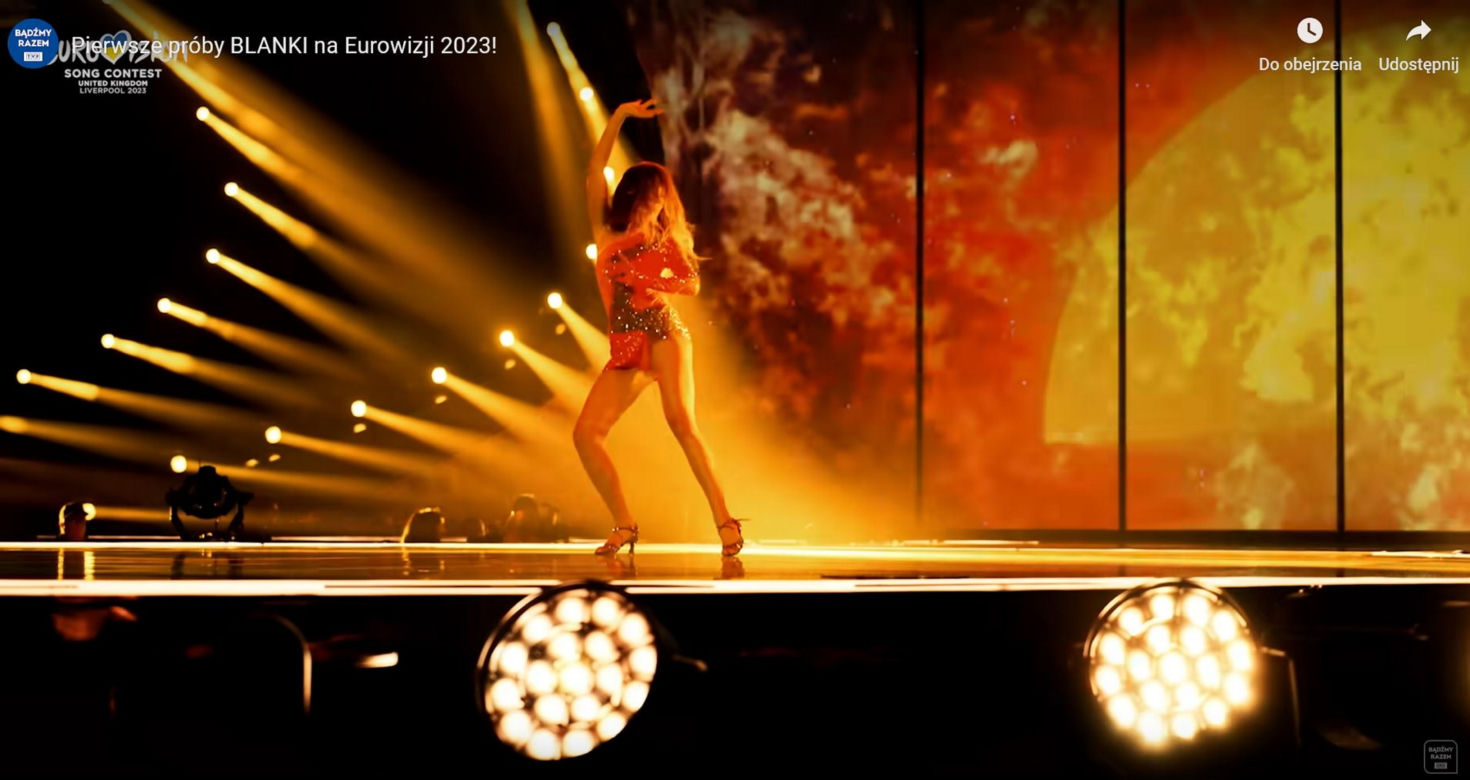 Blanka Stajkow, Eurowizja 2023. Pierwsze próby Polki