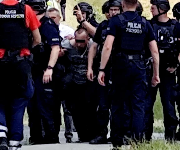 Zatrzymanie Dariusza R. po czterodniowej obławie!