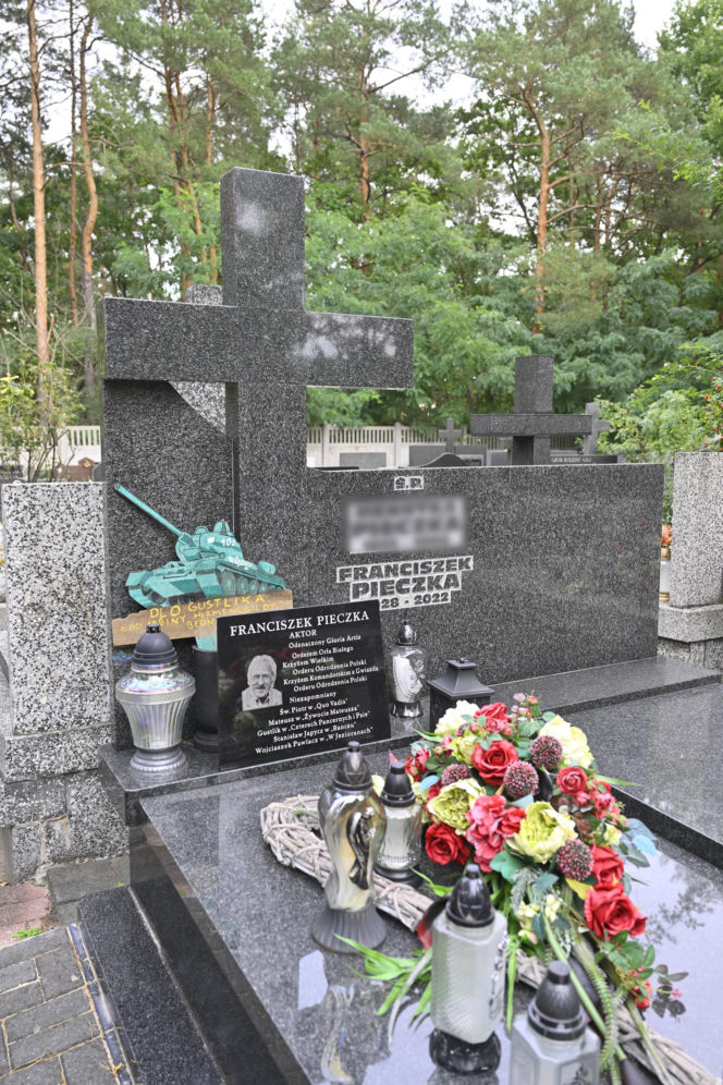 Tak wygląda grób Franciszka Pieczki