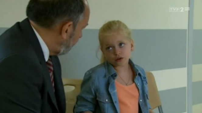 	M jak miłość odc. 1095. Basia (Gabriela Raczyńska), Stefan (Zbigniew Waleryś)