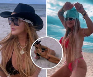 Agnieszka Kotońska błyszczy w minibikini. Prawi o zakończeniu wakacji nad Bałtykiem 
