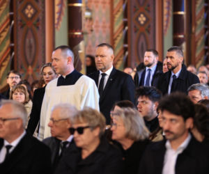 Politycy na pogrzebie Łukasza Litewki