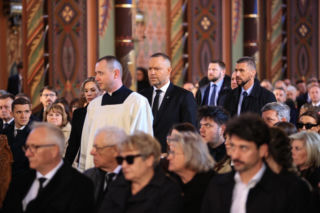 Politycy na pogrzebie Łukasza Litewki