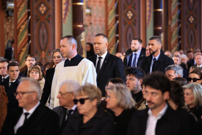 Politycy na pogrzebie Łukasza Litewki