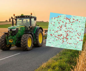 Mapa protestów rolników 30 grudnia 2025