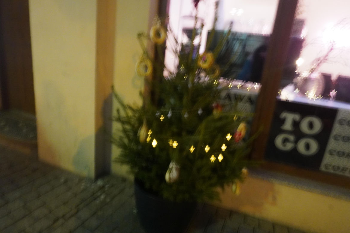Poznań na wieczór przed Wigilią