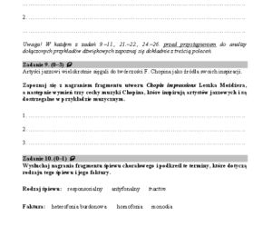 Historia muzyki matura