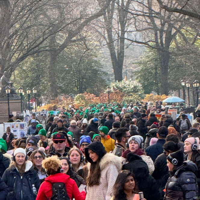 Trzeci Winter Walk w Nowym Jorku