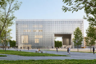 Tylko bez emocji, proszę. Trzaskowski zmienia koncepcję TR Warszawa, architekt tłumaczy się z ekranu, a teatr zamienia się w Scenę Centralną