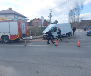 Wypadek na feralnym skrzyżowaniu w Ambrożowie
