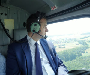 Nad lasami w woj. śląskim lata helikopter. Chodzi o ochronę przeciwpożarową [ZDJĘCIA]