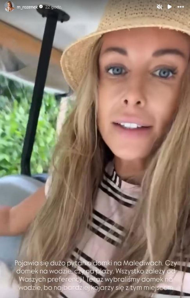 Małgorzata Rozenek i Radosław Majdan na Malediwach