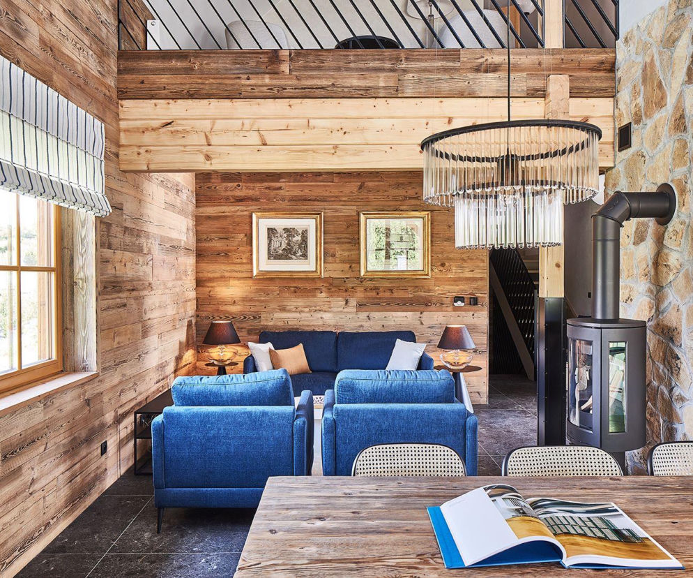 Iwonie marzył się domek w stylu chalet. Rustykalna stylistyka w Łańcucie