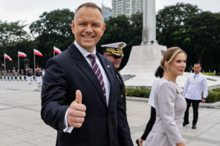 Karol i Marta Nawroccy na Filipinach. Gospodarze zaskoczyli specjalnym deserem