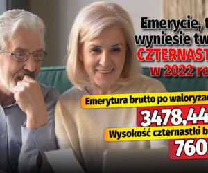 Emerycie, tyle wyniesie twoja czternastka w 2022 roku!