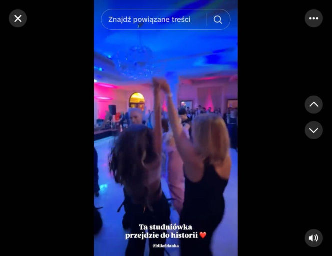 Moda czy WTOPA ROKU? Blanka na studniówce wywołała OGROMNE KONTROWERSJE