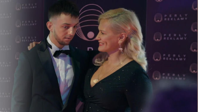 Barwy szczęścia, odcinek 3284. Mirek (Oliwier Kozłowski), Justyna (Sylwia Juszczak-Krawczyk)