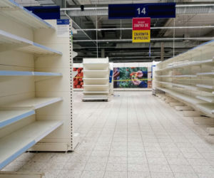 Ostatnie chwile działalności hipermarketu Tesco w Szczecinie
