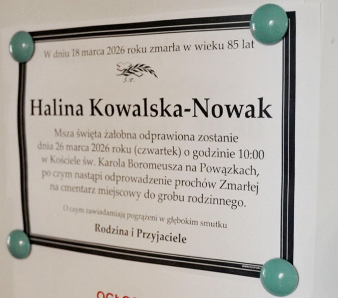 Halina Kowalska - kulisy pogrzebu