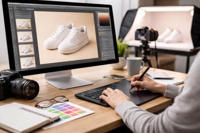 Fotografia produktowa i prosta grafika