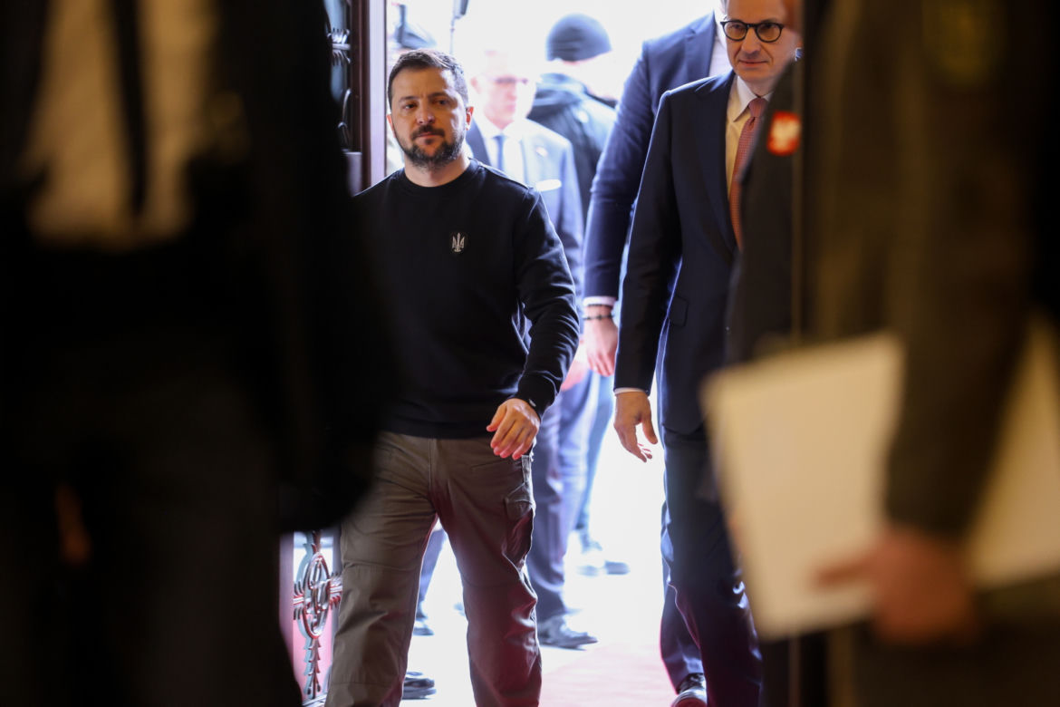 Spotkanie Wołodymyra Zełenskiego z Mateuszem Morawieckim 