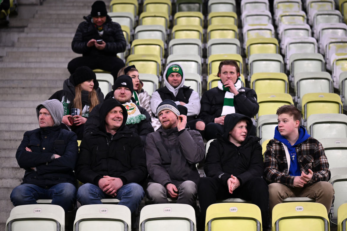 Kibice na meczu Lechia - Śląsk. Zobacz zdjęcia z trybun!
