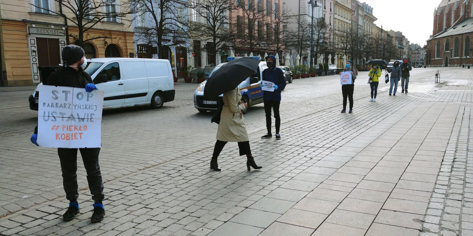 Protest kobiet w czasach zarazy. Chodzi o aborcję