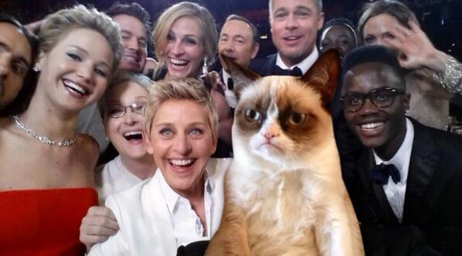 Oscarowe selfie MEMY
