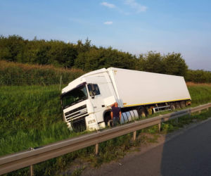 Utrudnienia na A4 za węzłem Skawina