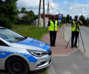 Kontrole prędkości w Szydłowcu. „Bezpieczeństwo to nasza wspólna sprawa”