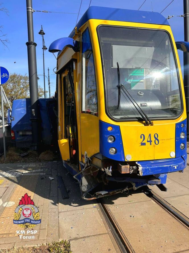 Dwa wypadki na Szosie Chełmińskiej w Toruniu