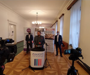 Wigilia dla samotnych w Radomiu 2020 - konferencja prasowa